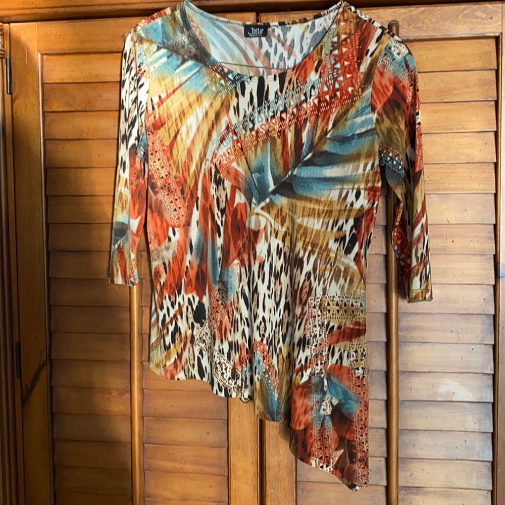 Jostar Asymmetrical multicolor Tunic M